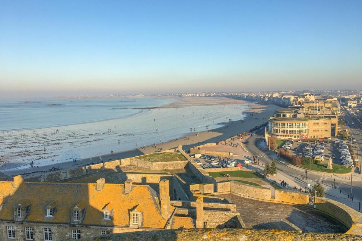 L Ostra 1, Appartement Haut Standing Front De Mer A Cancale Sur Le Port De La Houle 外观 照片