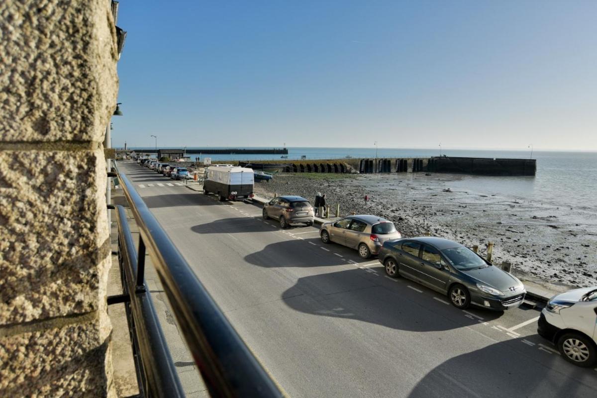L Ostra 1, Appartement Haut Standing Front De Mer A Cancale Sur Le Port De La Houle 外观 照片