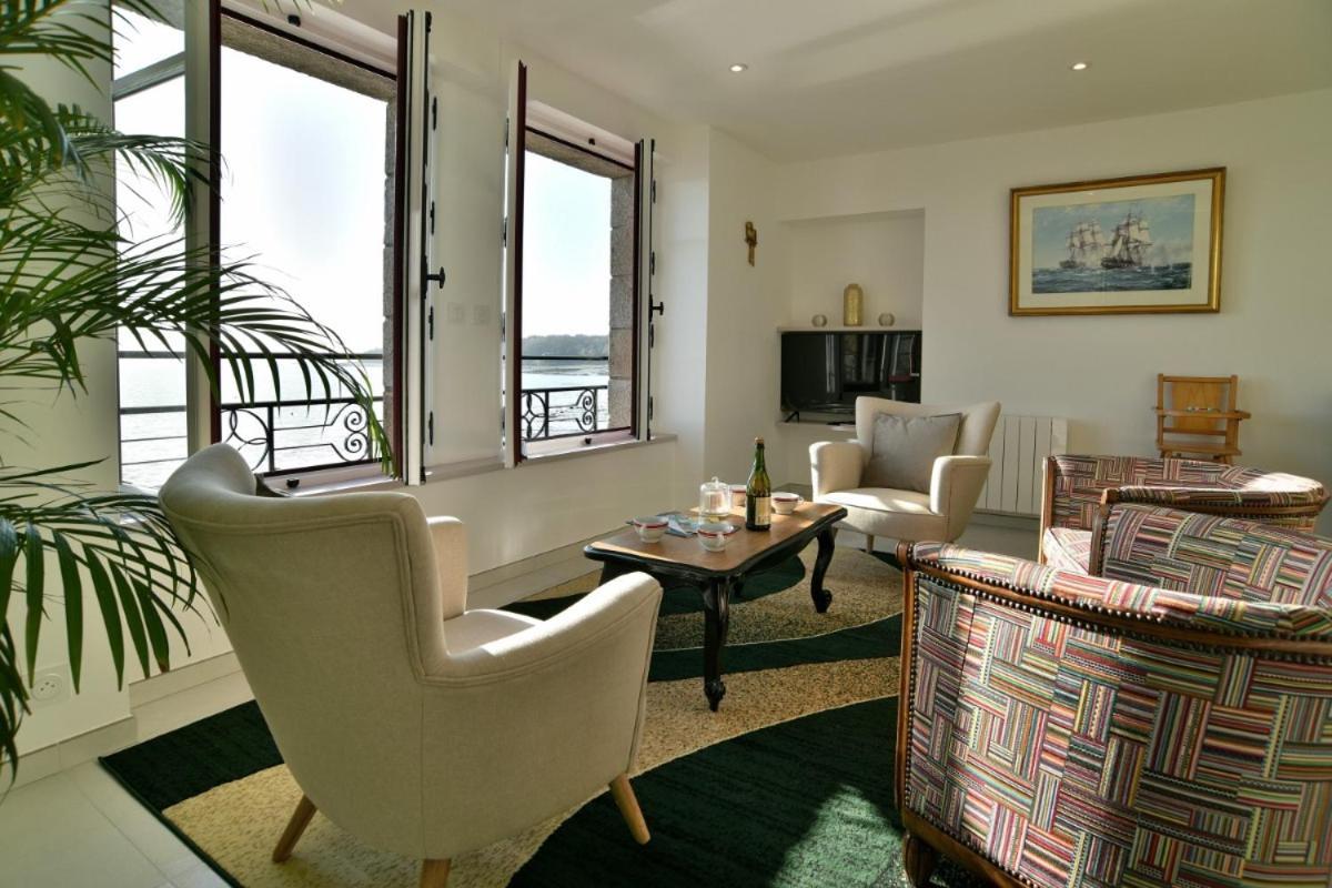 L Ostra 1, Appartement Haut Standing Front De Mer A Cancale Sur Le Port De La Houle 外观 照片